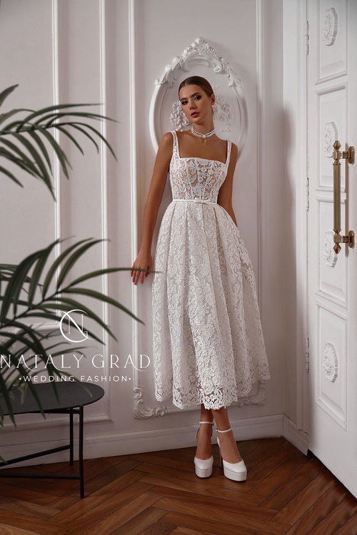 Кружевное платье айвори Naviblue Bridal Julya — купить в Москве - Свадебный ТЦ Вега